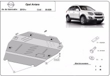 Stalowa Osłona pod silnik Opel Antara (2010-2015)